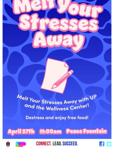 Melt Your Stress Away Poster
